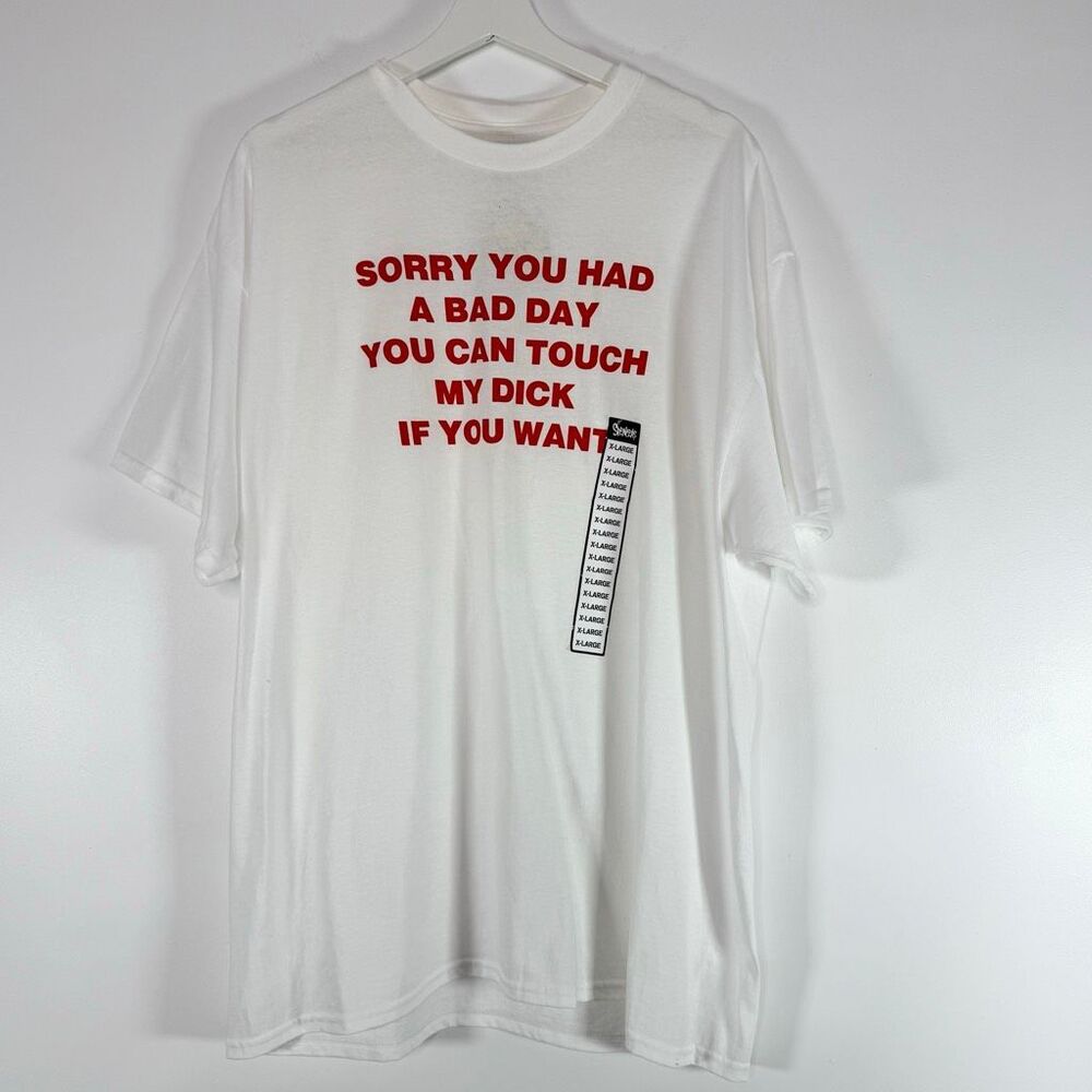 Spencer’s x Danny Duncan Cotton T Shirt “Sorry You Had a Bad Day..." Unisex/Men’